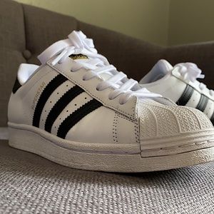 Adidas Superstar Black & White Classic Sneakers